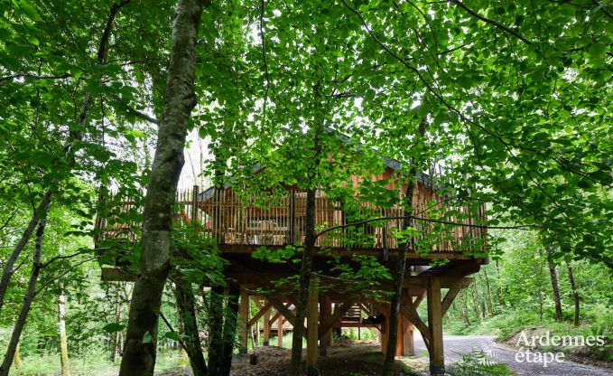 Beautiful wooden stilt house Bertrix, Ardennes