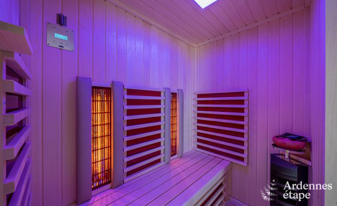 Luxurious holiday villa with sauna in Bertrix, Ardennes