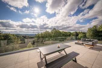 Luxury villa for 15 with sauna, terrace and view in Bertrix, Ardennes