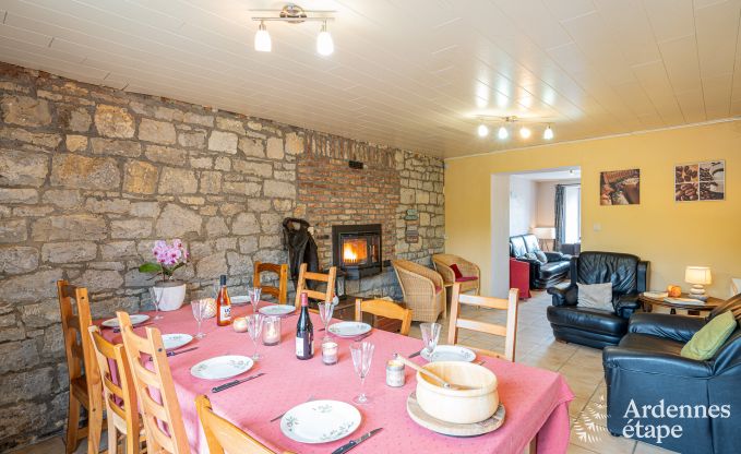 Holiday cottage in Bonsin for 8/9 persons in the Ardennes