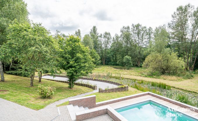 Holiday home with swimming pool and fishing pond in Couvin, Ardennes