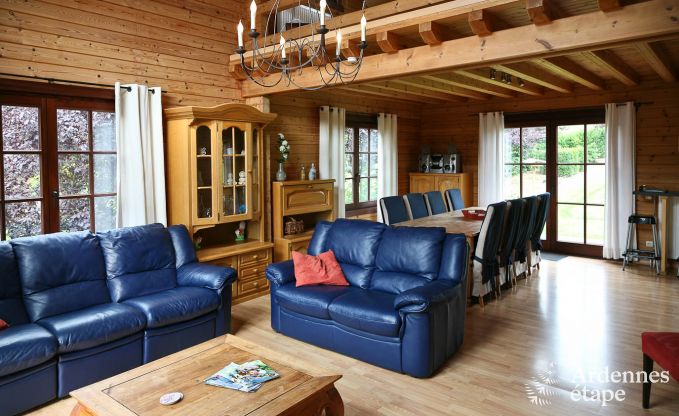 Chalet in Durbuy for 14 persons in the Ardennes