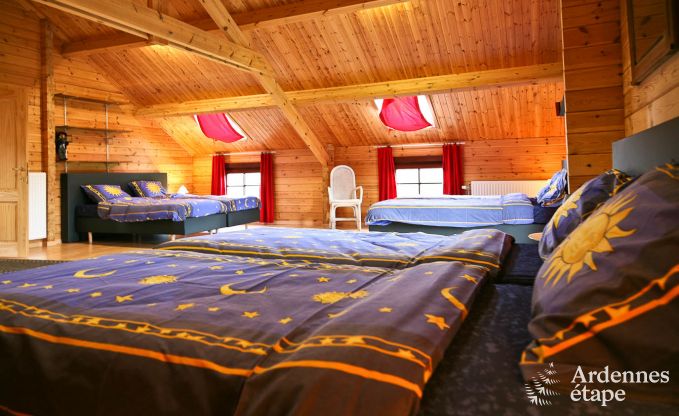 Chalet in Durbuy for 14 persons in the Ardennes