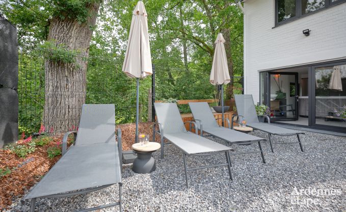 Holiday home with jacuzzi and modern interior in Durbuy, ideal for 2 couples or family of 4