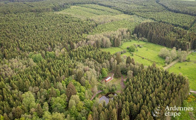 Romantic getaway in the Ardennes: Unusual house in Francorchamps for 2 people, guaranteed nature immersion