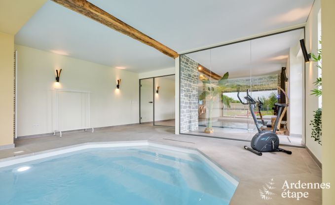 Holiday home with indoor pool in Froidchapelle, Ardennes