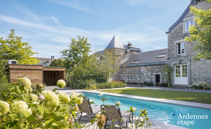 Luxury villa in Hamoir for 28 persons in the Ardennes