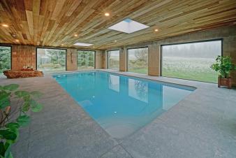 Luxury villa with indoor swimming pool and wellness space for 24 guests in Hockai