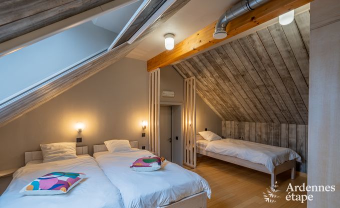 luxury villa in Houffalize: accommodation for 18 people with pool, sauna, and private garden in the Ardennes