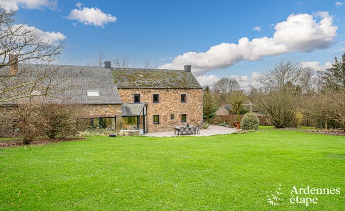 Luxury villa in Ohey for 10 persons in the Ardennes