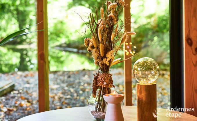 Remote chalet by pond in Saint-Hubert, Ardennes