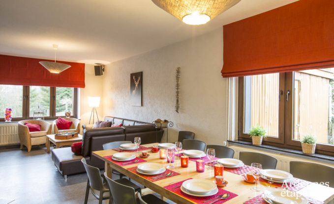 Holiday cottage in Sourbrodt for 9 persons in the Ardennes