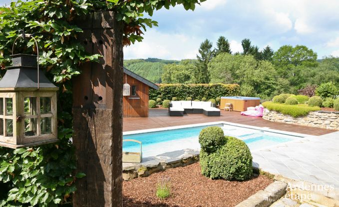 Luxury villa in Trois-Ponts for 9 persons in the Ardennes