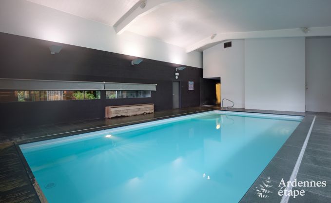 Wellness stay in Vaux-sur-Sre for 8 people with spa, pool and view of the Ardennes